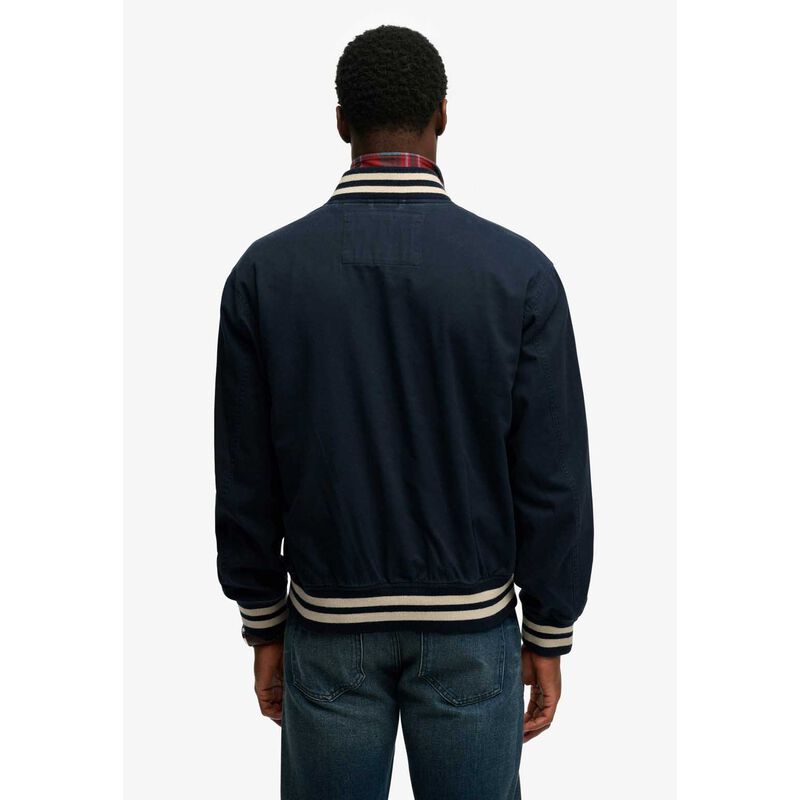 Superdry Twill Varsity Bomber Jacket image number 1